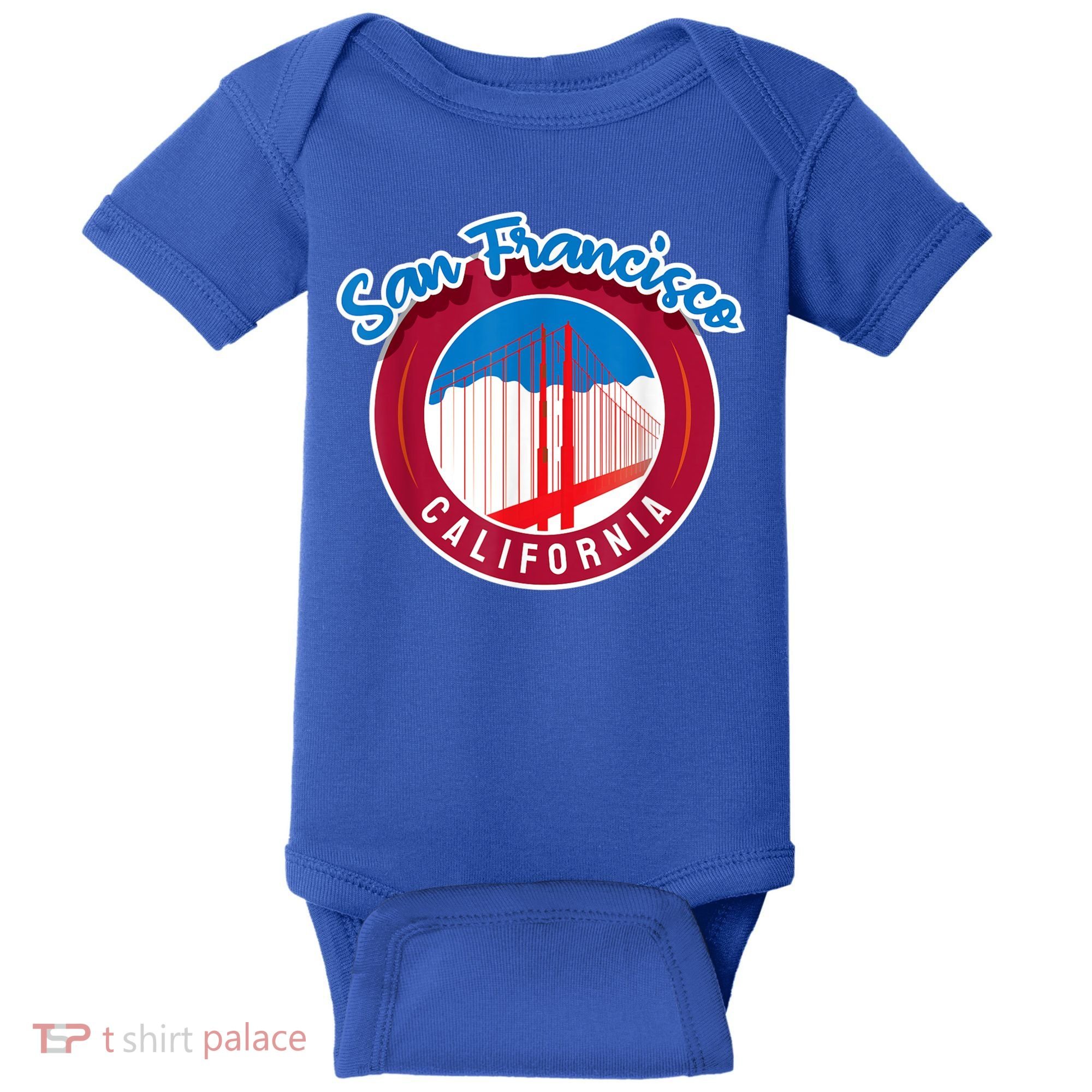 California San Francisco City Gift Bridge Souvenir SF Baby Bodysuit