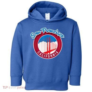 California San Francisco City Gift Bridge Souvenir SF Toddler Hoodie