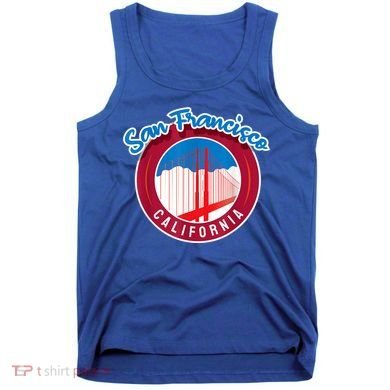 California San Francisco City Gift Bridge Souvenir SF Tank Top