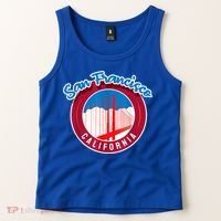 California San Francisco City Gift Bridge Souvenir SF Tank Top thumb 2