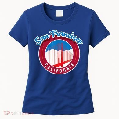 California San Francisco City Gift Bridge Souvenir SF Women's T-Shirt