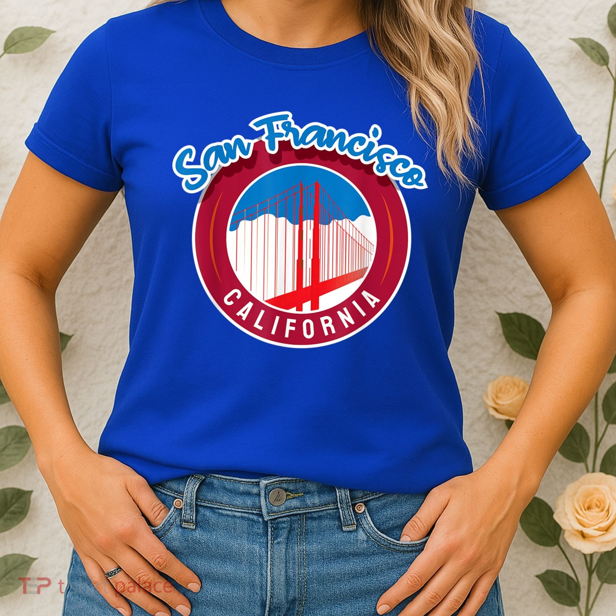 California San Francisco City Gift Bridge Souvenir SF Women's T-Shirt