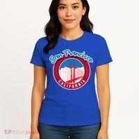 California San Francisco City Gift Bridge Souvenir SF Women's T-Shirt thumb 4