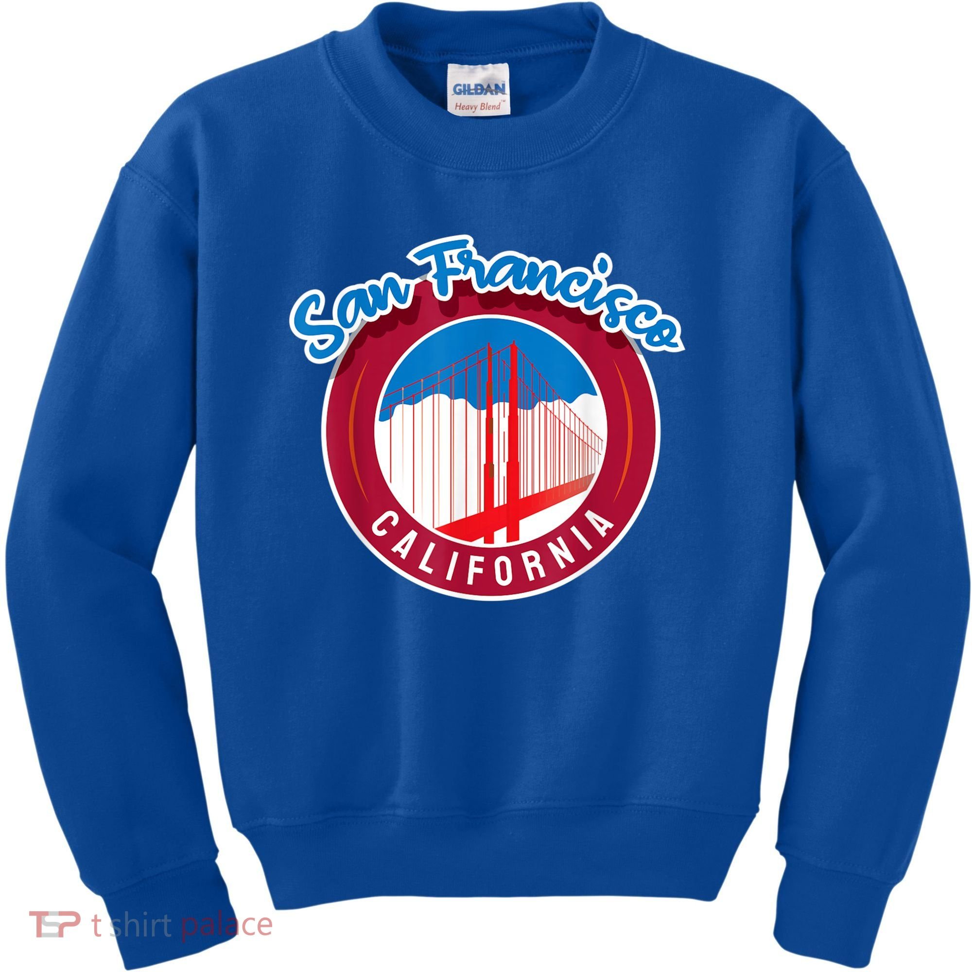 California San Francisco City Gift Bridge Souvenir SF Kids Sweatshirt