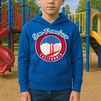 California San Francisco City Gift Bridge Souvenir SF Kids Hoodie thumb 2