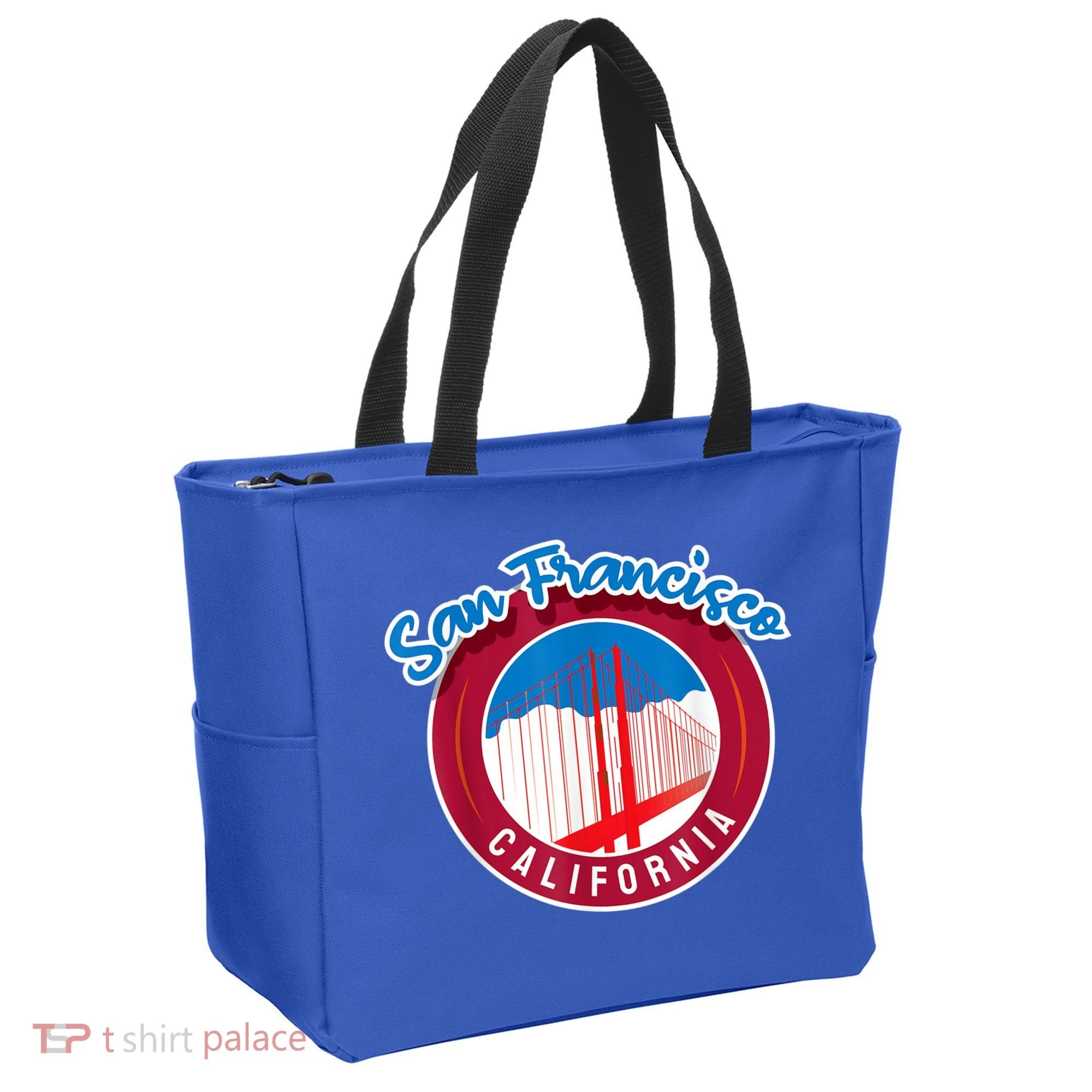 California San Francisco City Gift Bridge Souvenir SF Tote Bag
