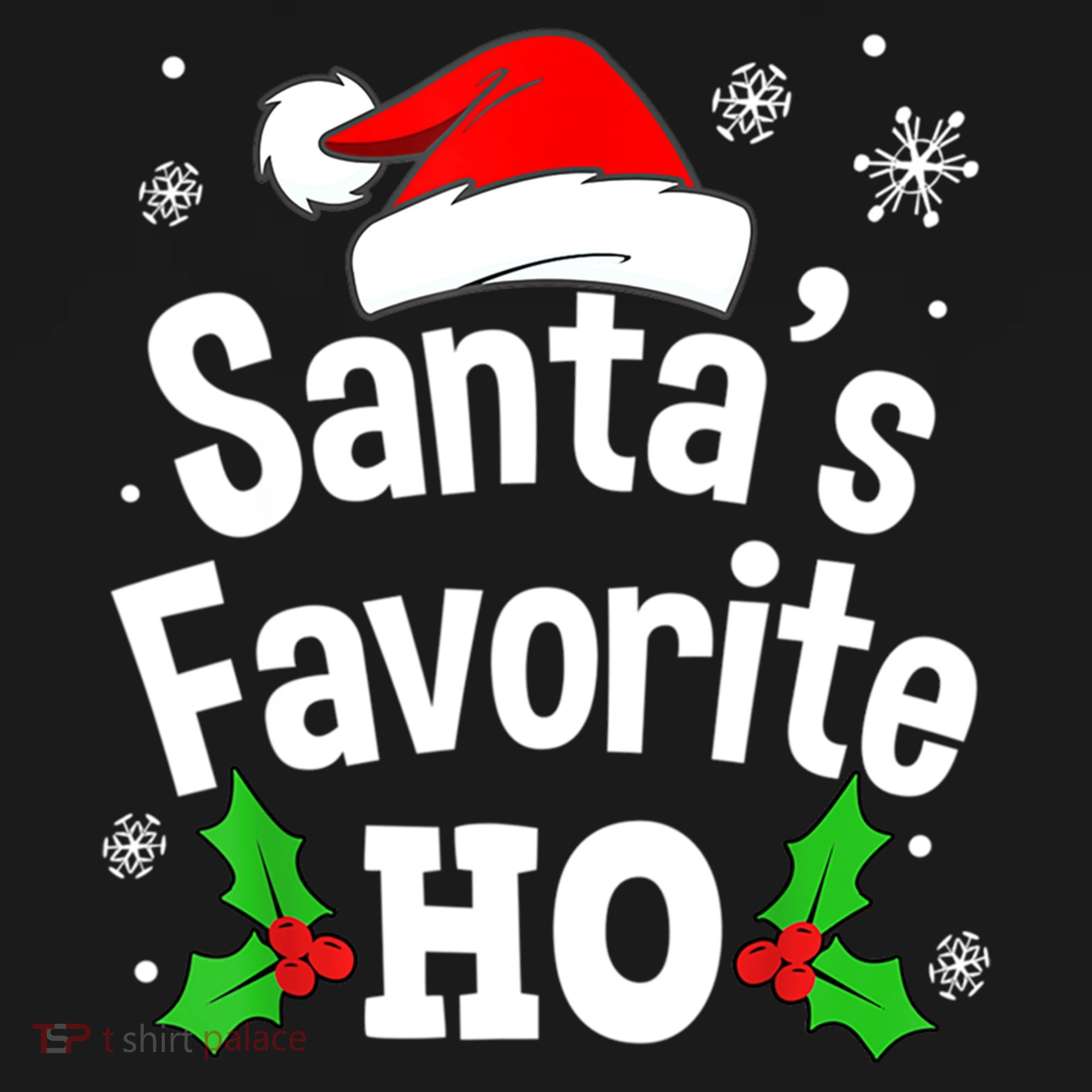 Christmas Santa's Favorite Ho Pajama Adult Naughty Pajama Gift Bucket Hat