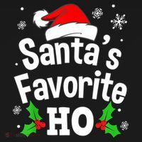 Christmas Santa's Favorite Ho Pajama Adult Naughty Pajama Gift Women's Hoodie thumb 2