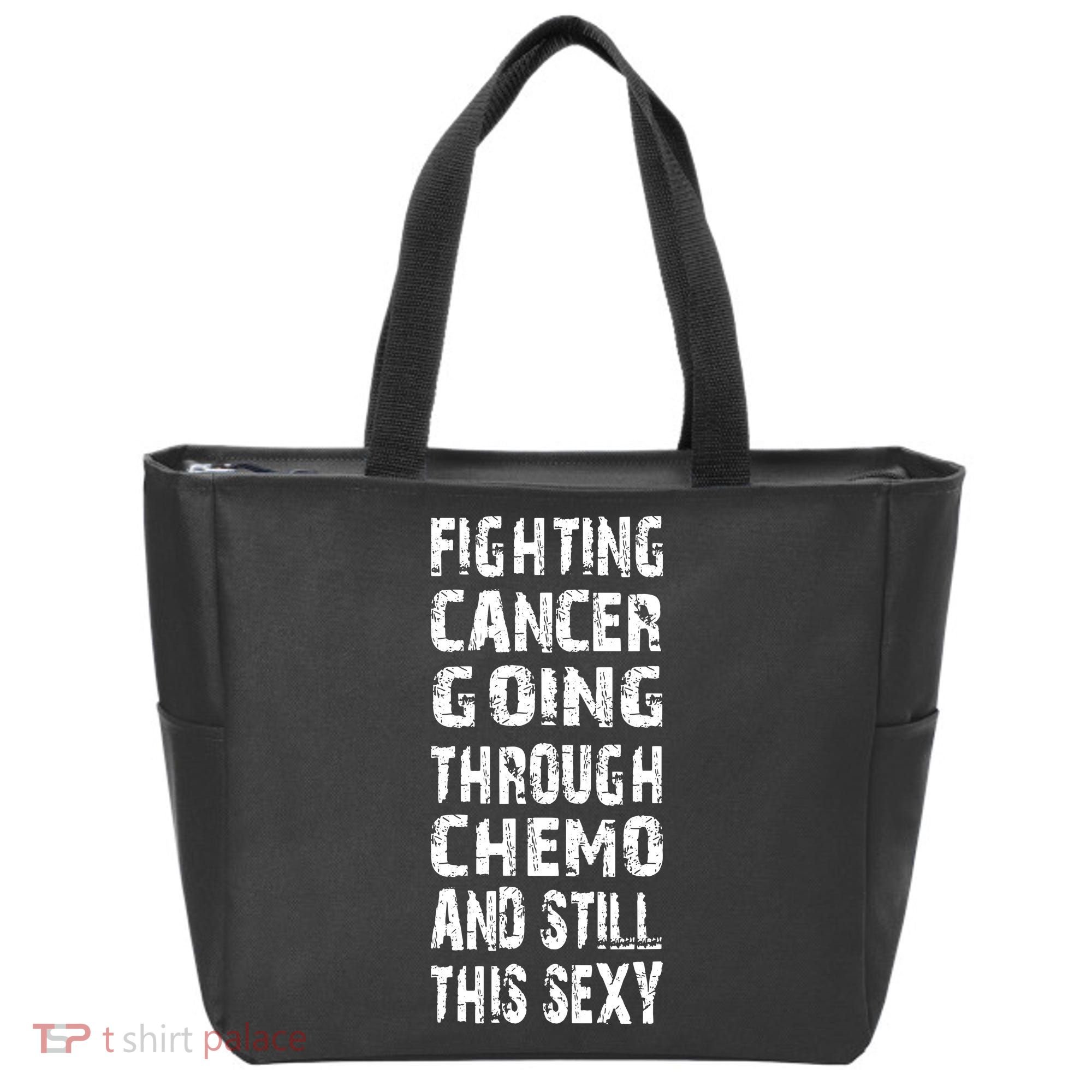 Cancer Survivor Fighting Cancer Going Through Chemo Tote Bag