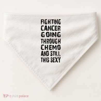 Cancer Survivor Fighting Cancer Going Through Chemo USA-Made Doggie Bandana