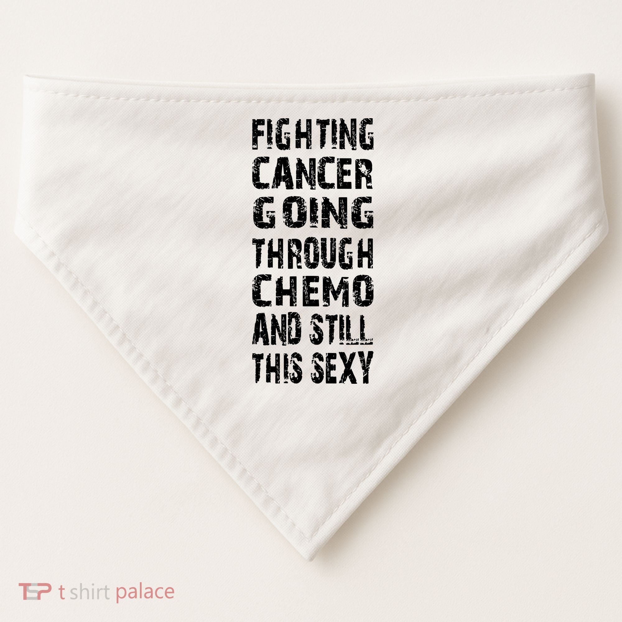 Cancer Survivor Fighting Cancer Going Through Chemo USA-Made Doggie Bandana