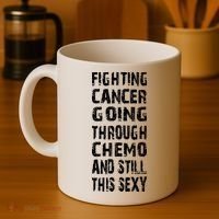Cancer Survivor Fighting Cancer Going Through Chemo Coffee Mug thumb 4