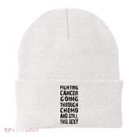 Cancer Survivor Fighting Cancer Going Through Chemo Beanie thumb 0