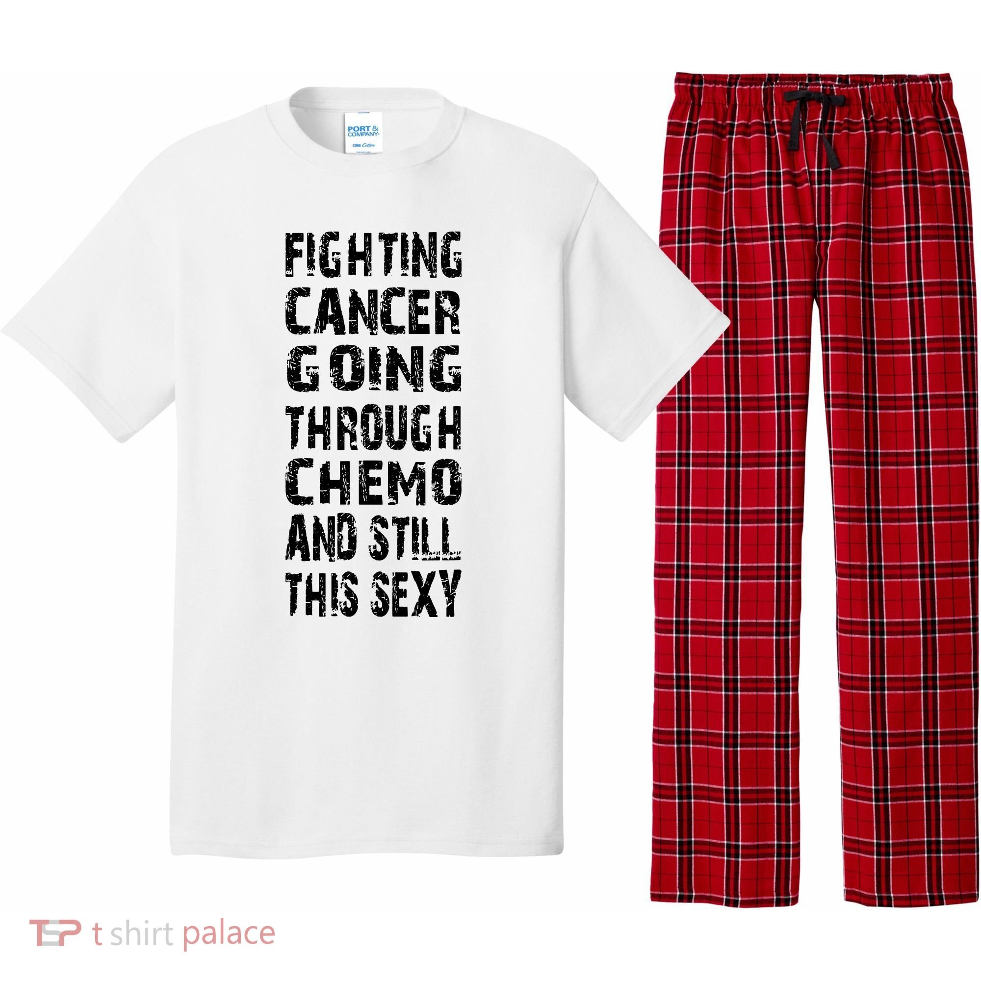 Cancer Survivor Fighting Cancer Going Through Chemo Pajama Set