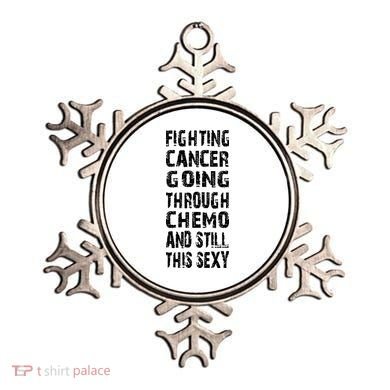 Cancer Survivor Fighting Cancer Going Through Chemo Ornament