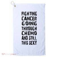 Cancer Survivor Fighting Cancer Going Through Chemo Golf Towel thumb 0