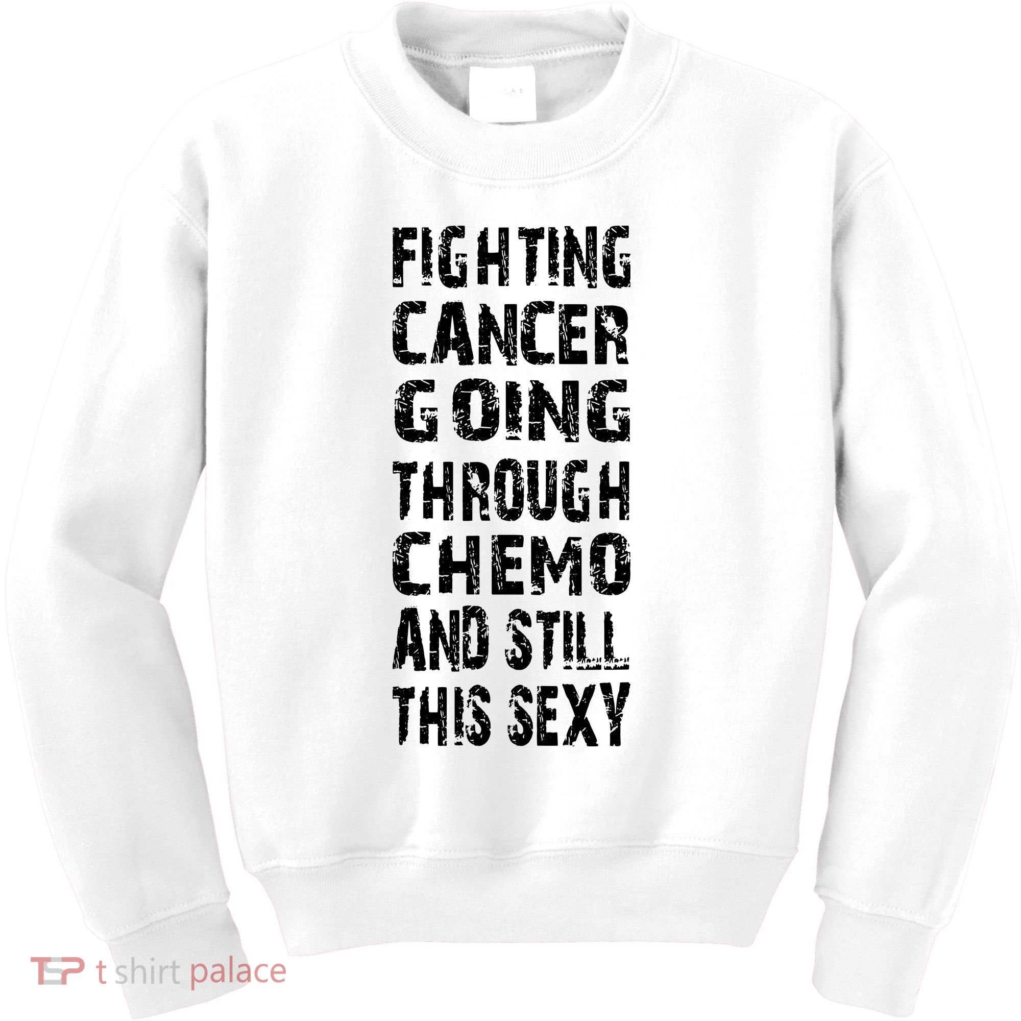 Cancer Survivor Fighting Cancer Going Through Chemo Kids Sweatshirt