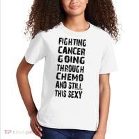 Cancer Survivor Fighting Cancer Going Through Chemo Kids T-Shirt thumb 2