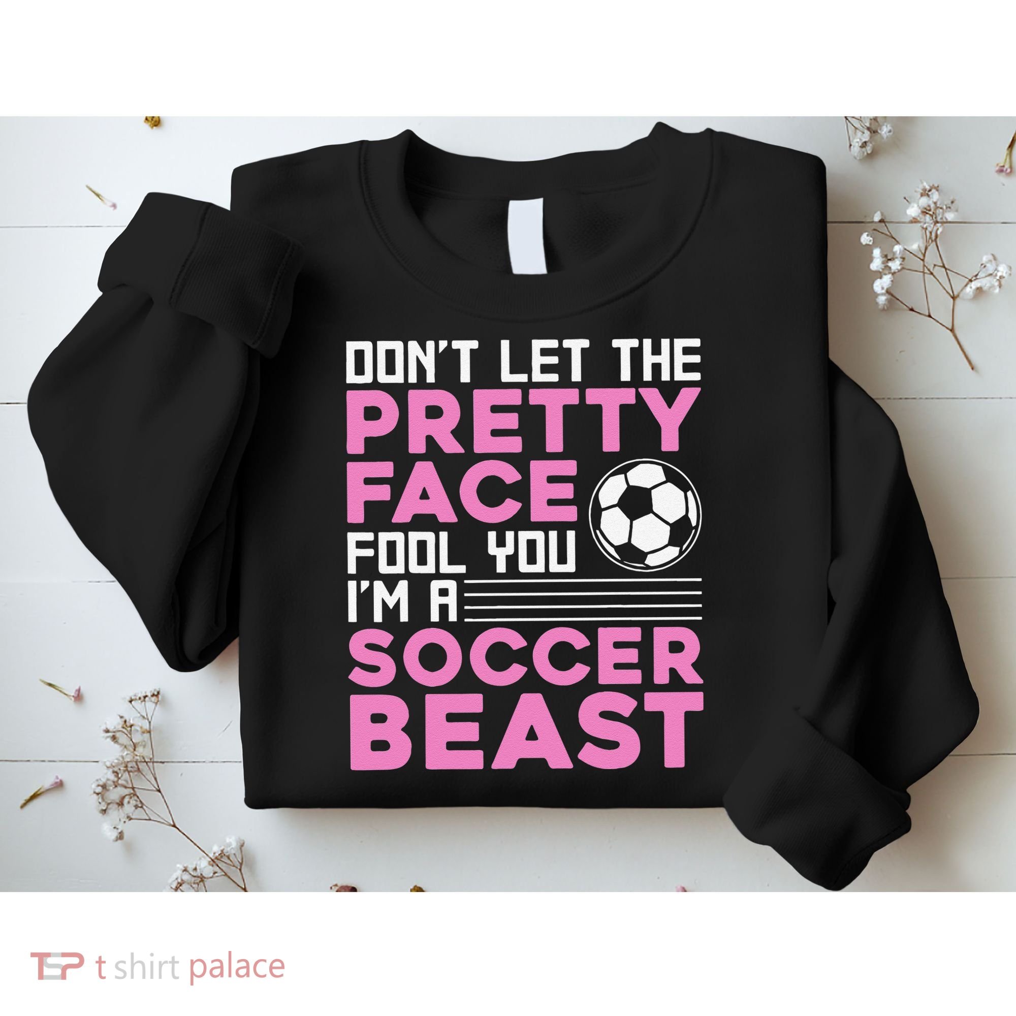 Cool Soccer For  Teen Girls Soccer Lover Player Sports Sweatshirt