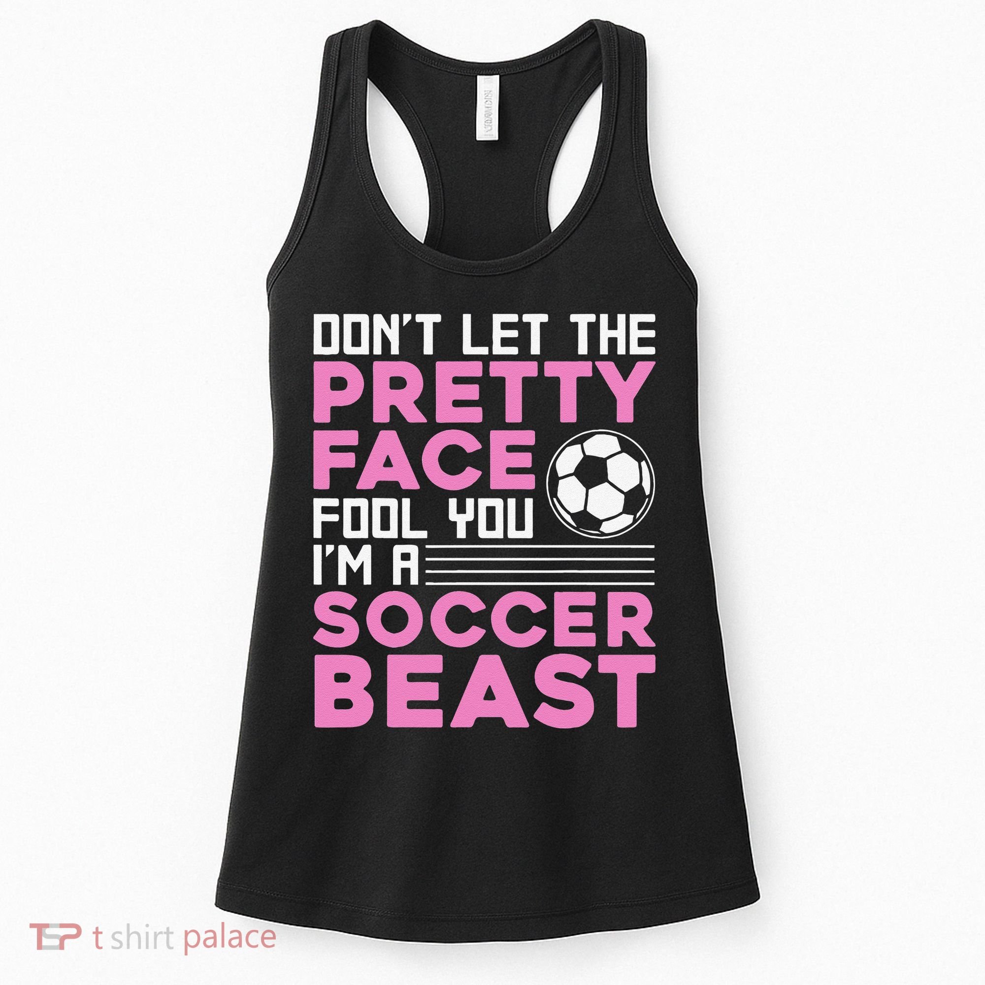 Cool Soccer For  Teen Girls Soccer Lover Player Sports Women's Tank Top