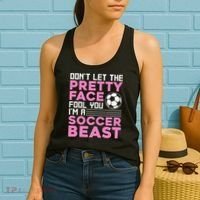 Cool Soccer For  Teen Girls Soccer Lover Player Sports Women's Tank Top thumb 2