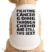 Cancer Survivor Fighting Cancer Going Through Chemo Gift Doggie Tank thumb 0