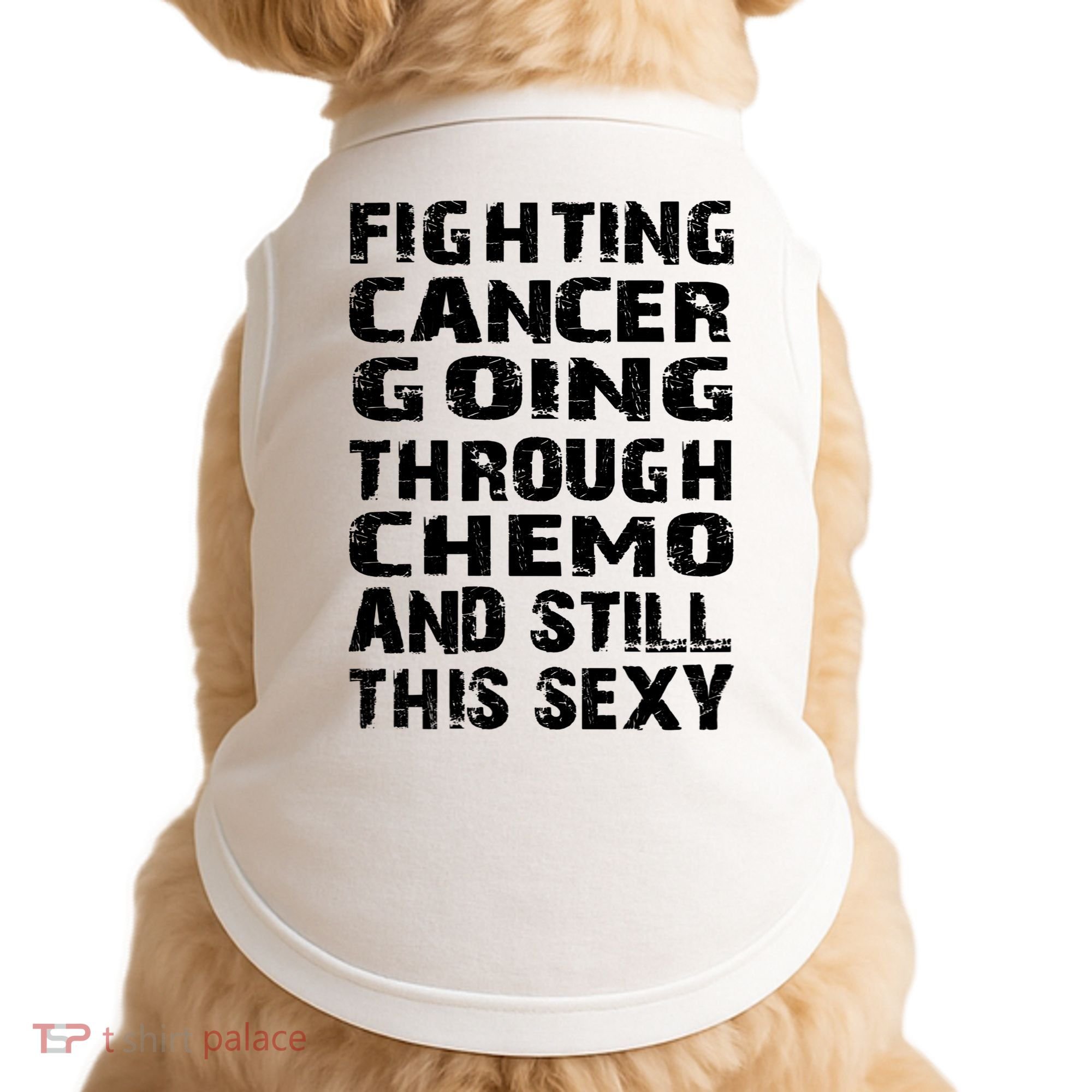 Cancer Survivor Fighting Cancer Going Through Chemo Gift Doggie Tank