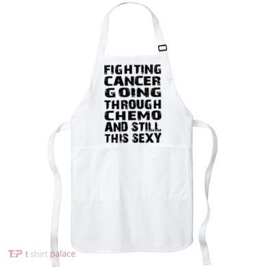 Cancer Survivor Fighting Cancer Going Through Chemo Gift Apron