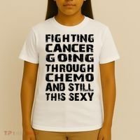 Cancer Survivor Fighting Cancer Going Through Chemo Gift T-Shirt thumb 4