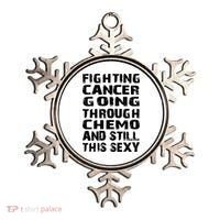 Cancer Survivor Fighting Cancer Going Through Chemo Gift Ornament thumb 0