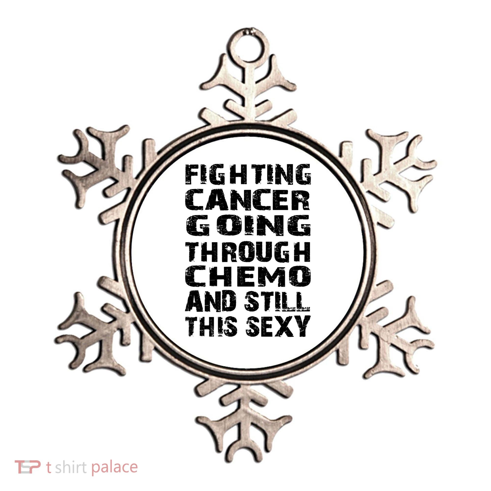 Cancer Survivor Fighting Cancer Going Through Chemo Gift Ornament