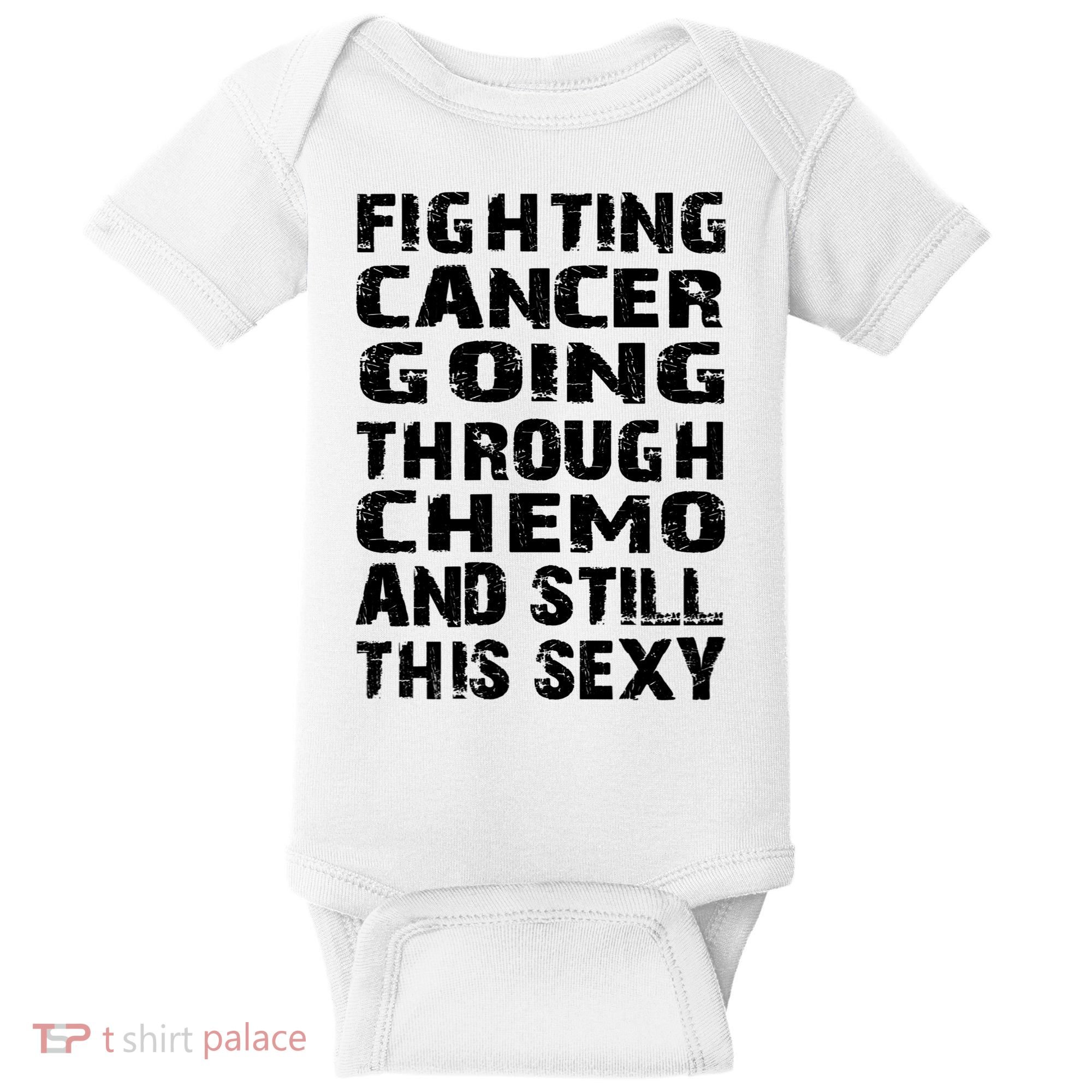 Cancer Survivor Fighting Cancer Going Through Chemo Gift Baby Bodysuit