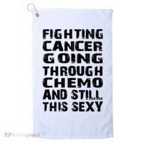 Cancer Survivor Fighting Cancer Going Through Chemo Gift Golf Towel thumb 0