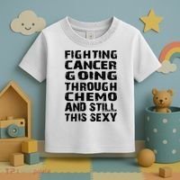 Cancer Survivor Fighting Cancer Going Through Chemo Gift Toddler T-Shirt thumb 3
