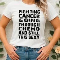 Cancer Survivor Fighting Cancer Going Through Chemo Gift Women's T-Shirt thumb 2