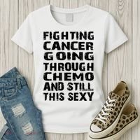 Cancer Survivor Fighting Cancer Going Through Chemo Gift Women's T-Shirt thumb 3