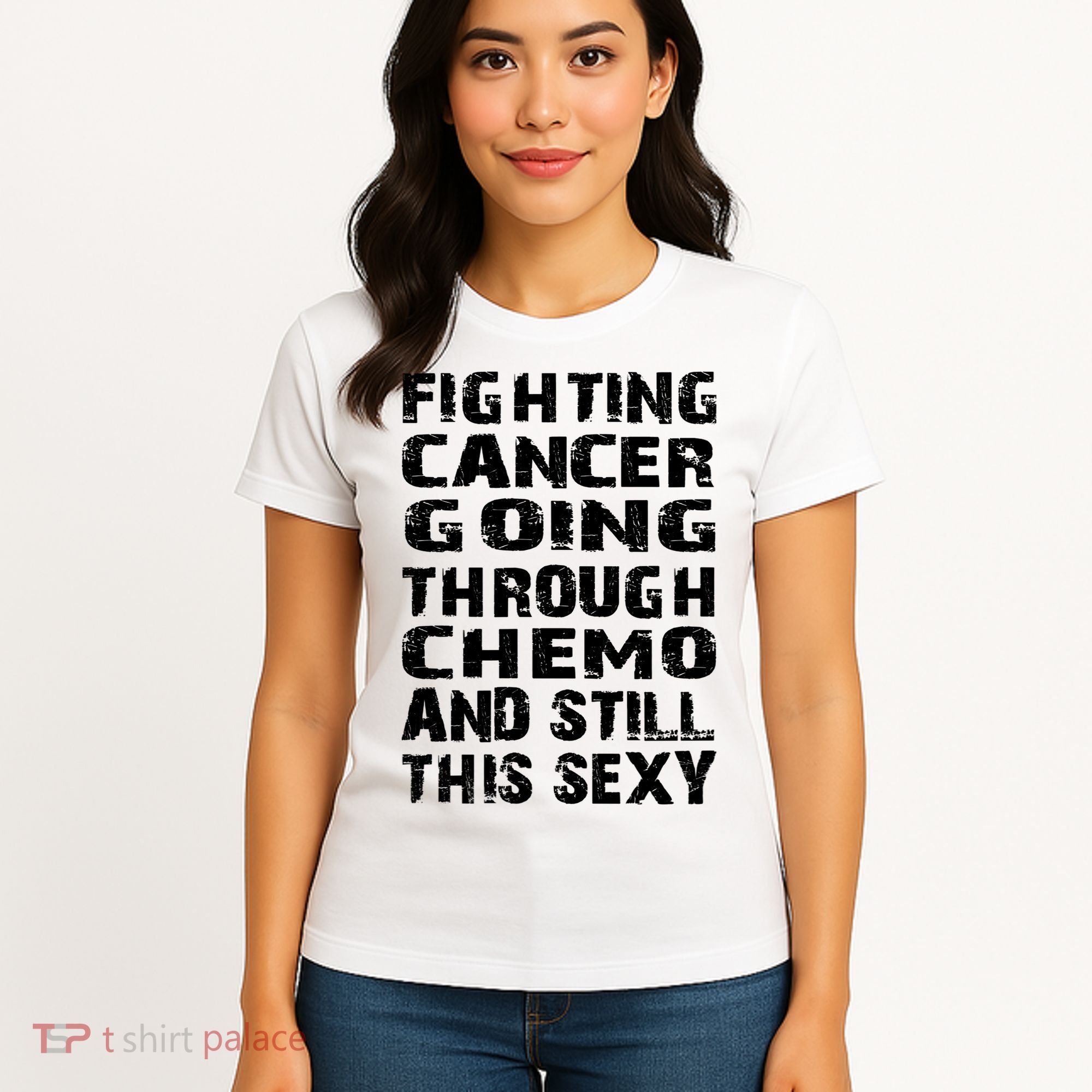 Cancer Survivor Fighting Cancer Going Through Chemo Gift Women's T-Shirt