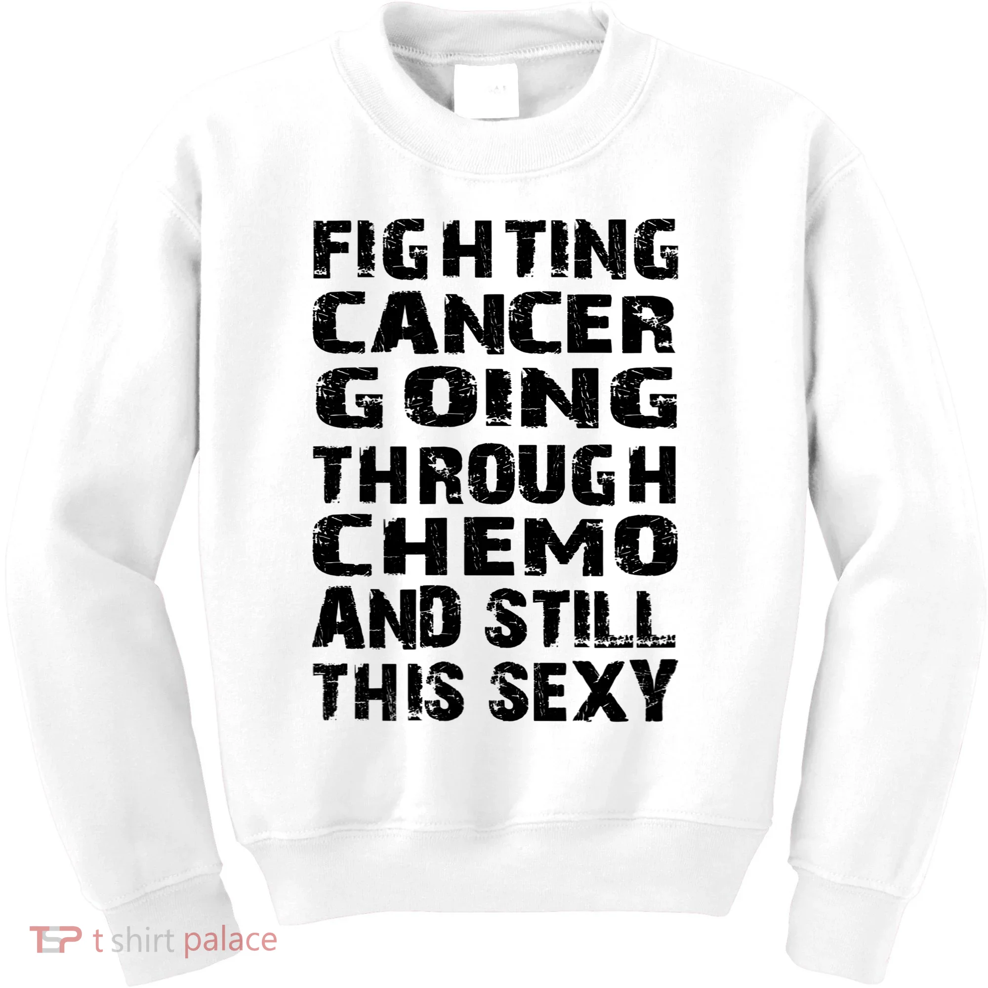 Cancer Survivor Fighting Cancer Going Through Chemo Gift Kids Sweatshirt