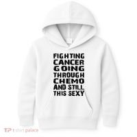 Cancer Survivor Fighting Cancer Going Through Chemo Gift Kids Hoodie thumb 0