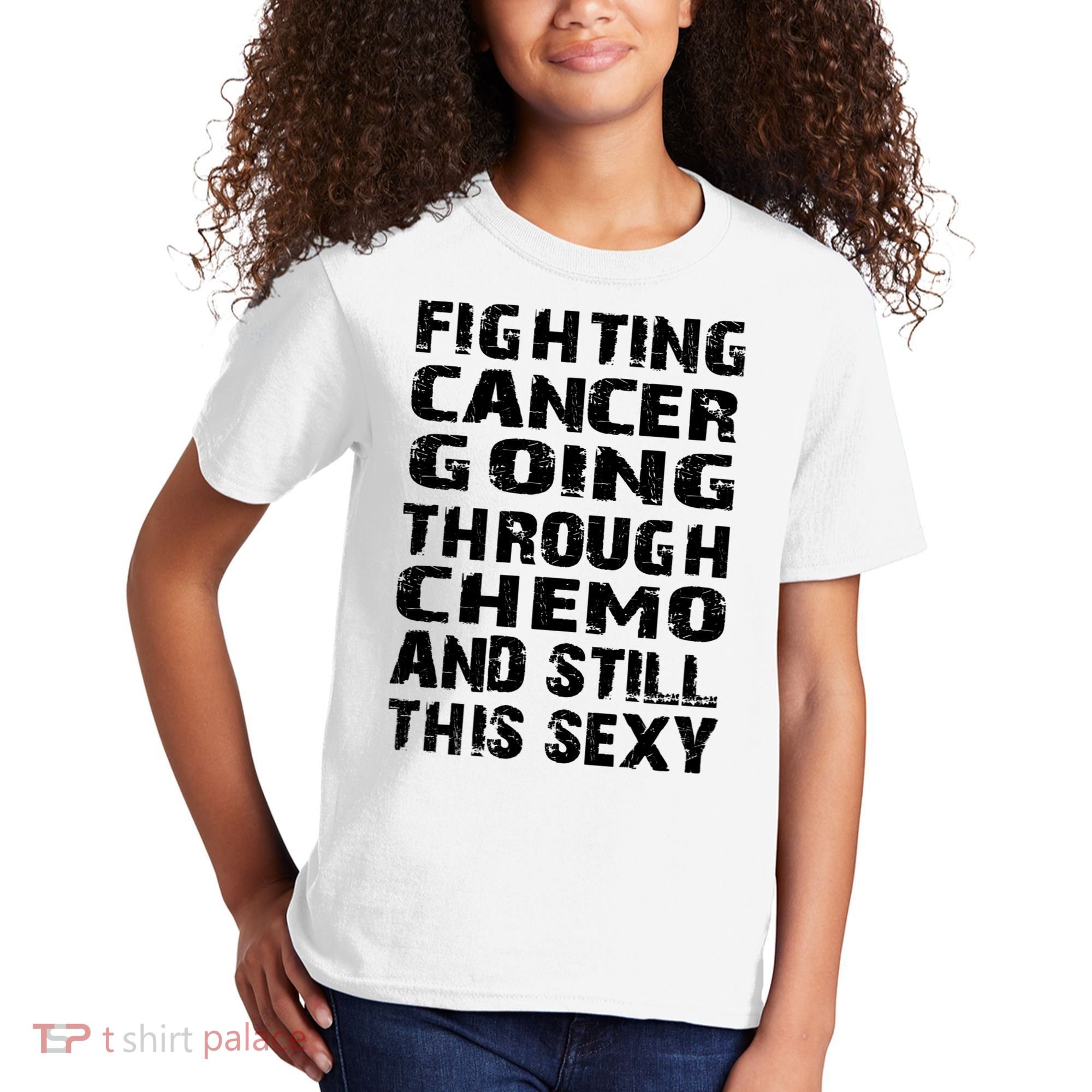 Cancer Survivor Fighting Cancer Going Through Chemo Gift Kids T-Shirt