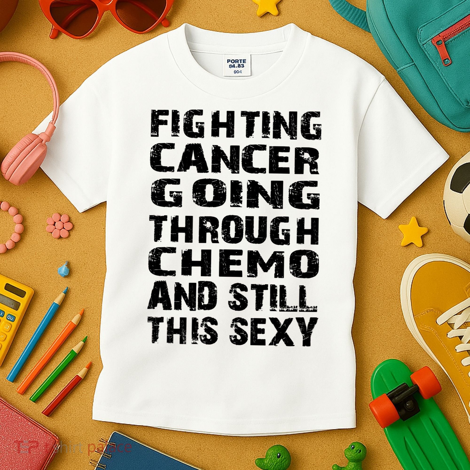Cancer Survivor Fighting Cancer Going Through Chemo Gift Kids T-Shirt