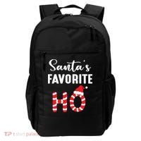 Christmas Santa’s Favorite Ho Candy Cane Funny Xmas Backpack thumb 0