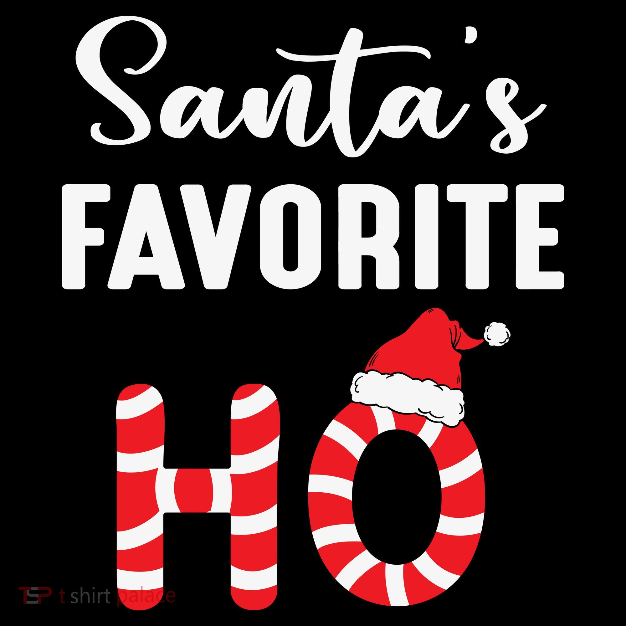 Christmas Santa’s Favorite Ho Candy Cane Funny Xmas Coffee Mug