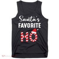 Christmas Santa’s Favorite Ho Candy Cane Funny Xmas Tank Top thumb 0