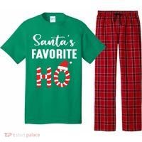 Christmas Santa’s Favorite Ho Candy Cane Funny Xmas Pajama Set thumb 0