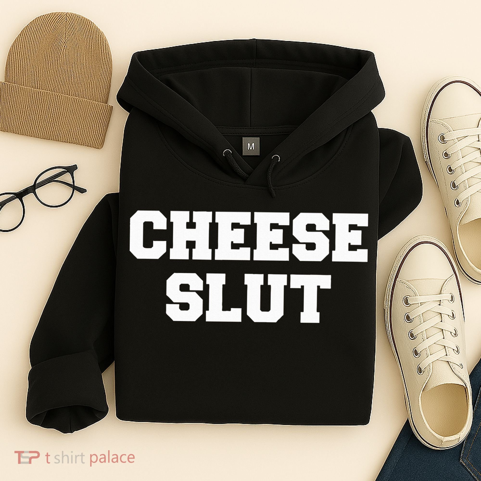 Cheese Slut Funny Cheese Lover Cheddar Curds Dairy Humor Hoodie