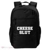 Cheese Slut Funny Cheese Lover Cheddar Curds Dairy Humor Backpack thumb 0