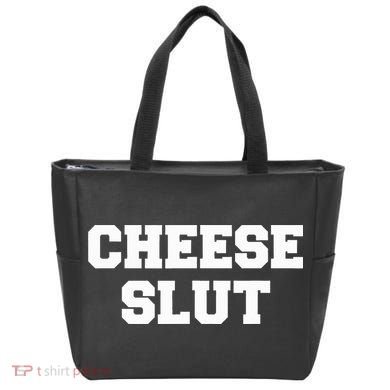 Cheese Slut Funny Cheese Lover Cheddar Curds Dairy Humor Tote Bag