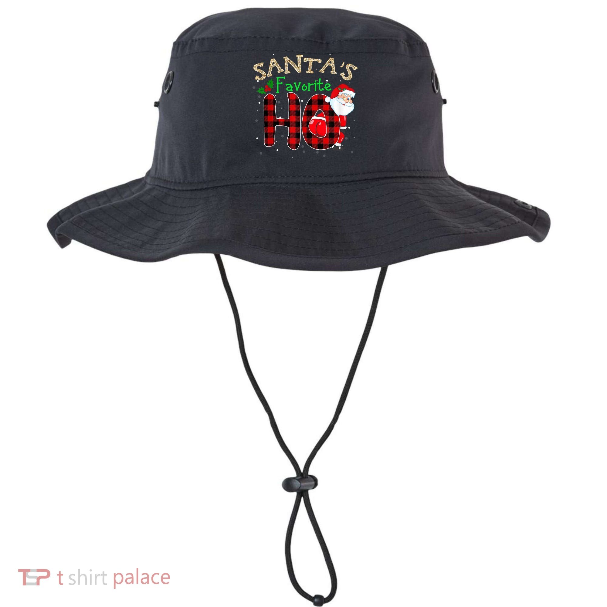 Christmas Santa's Favorite Ho Xmas Pajama Funny Naughty Bucket Hat