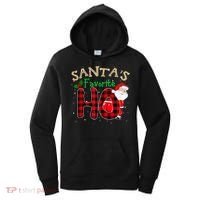 Christmas Santa's Favorite Ho Xmas Pajama Funny Naughty Women's Hoodie thumb 0